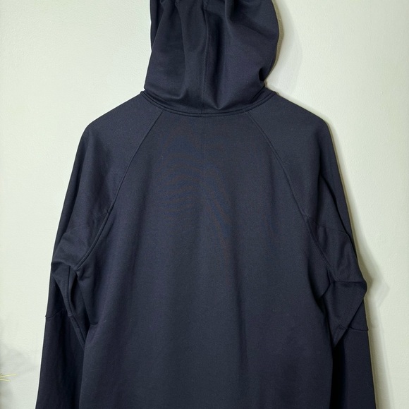 Lululemon City Sweat Pullover Hoodie Tech Fleece Athletic Sweatshirt Navy Large - Picture 11 of 13